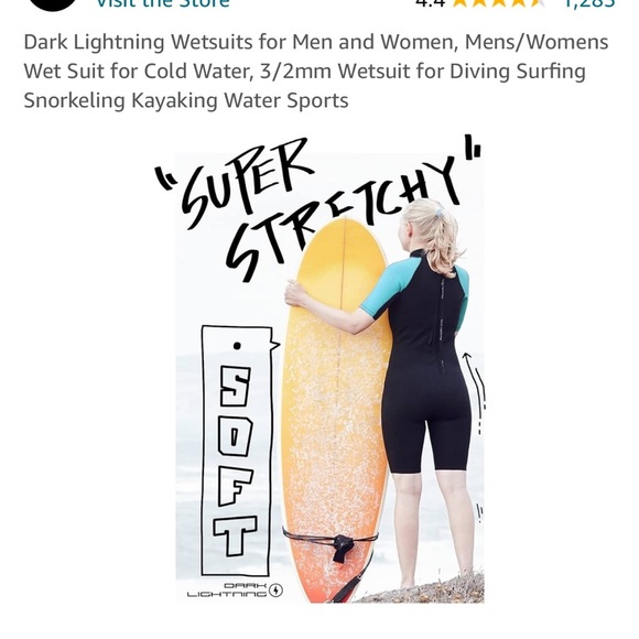 Women’s wet suit size 4 - Picture 2 of 7